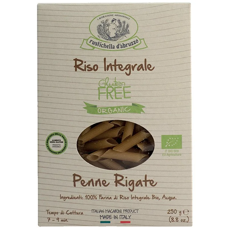 RUSTICHELLA PENNE RIGATE ARROZ INTEGRAL BIO 250G