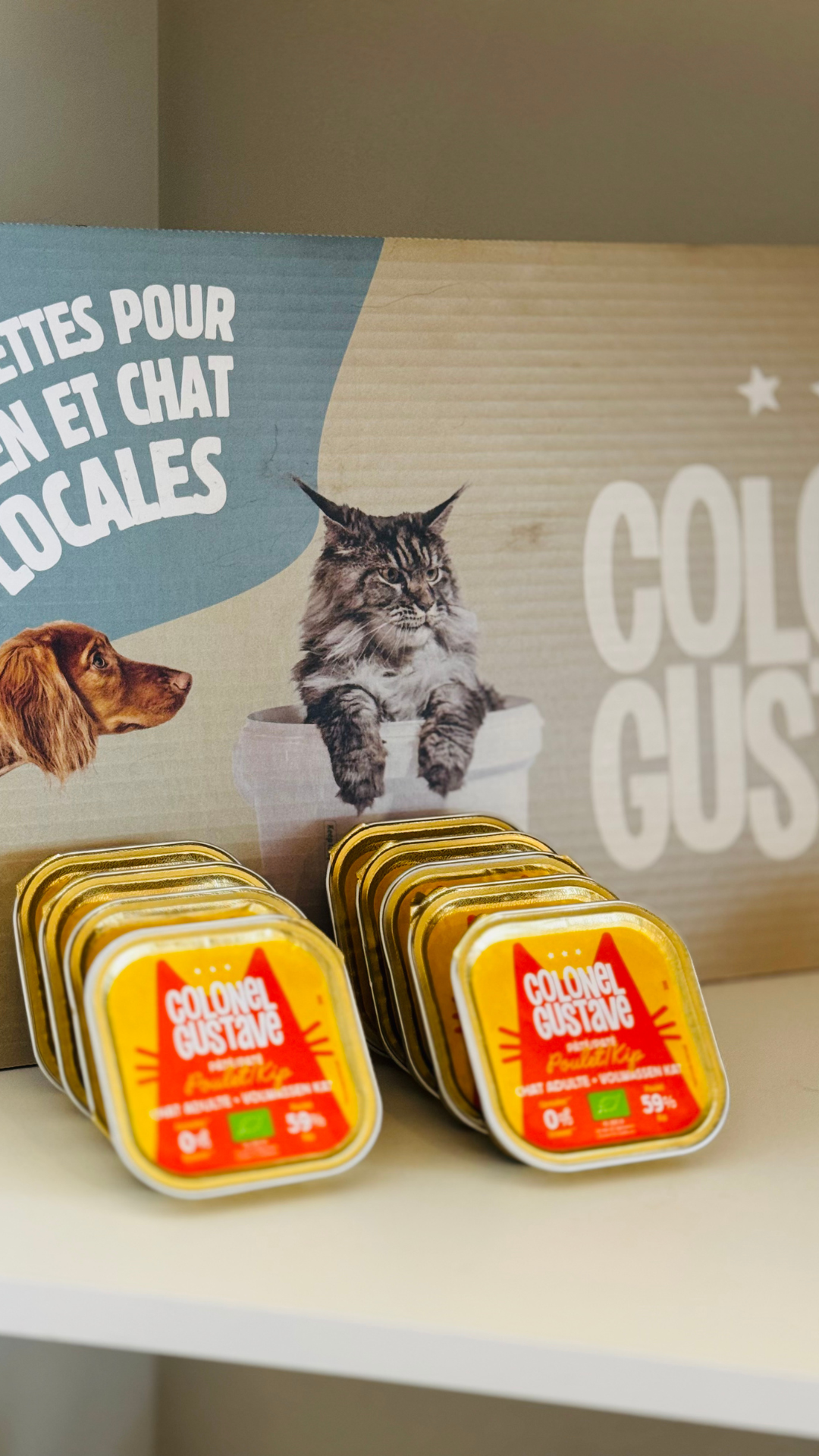 Pâté bio pour chat - Colonel Gustave