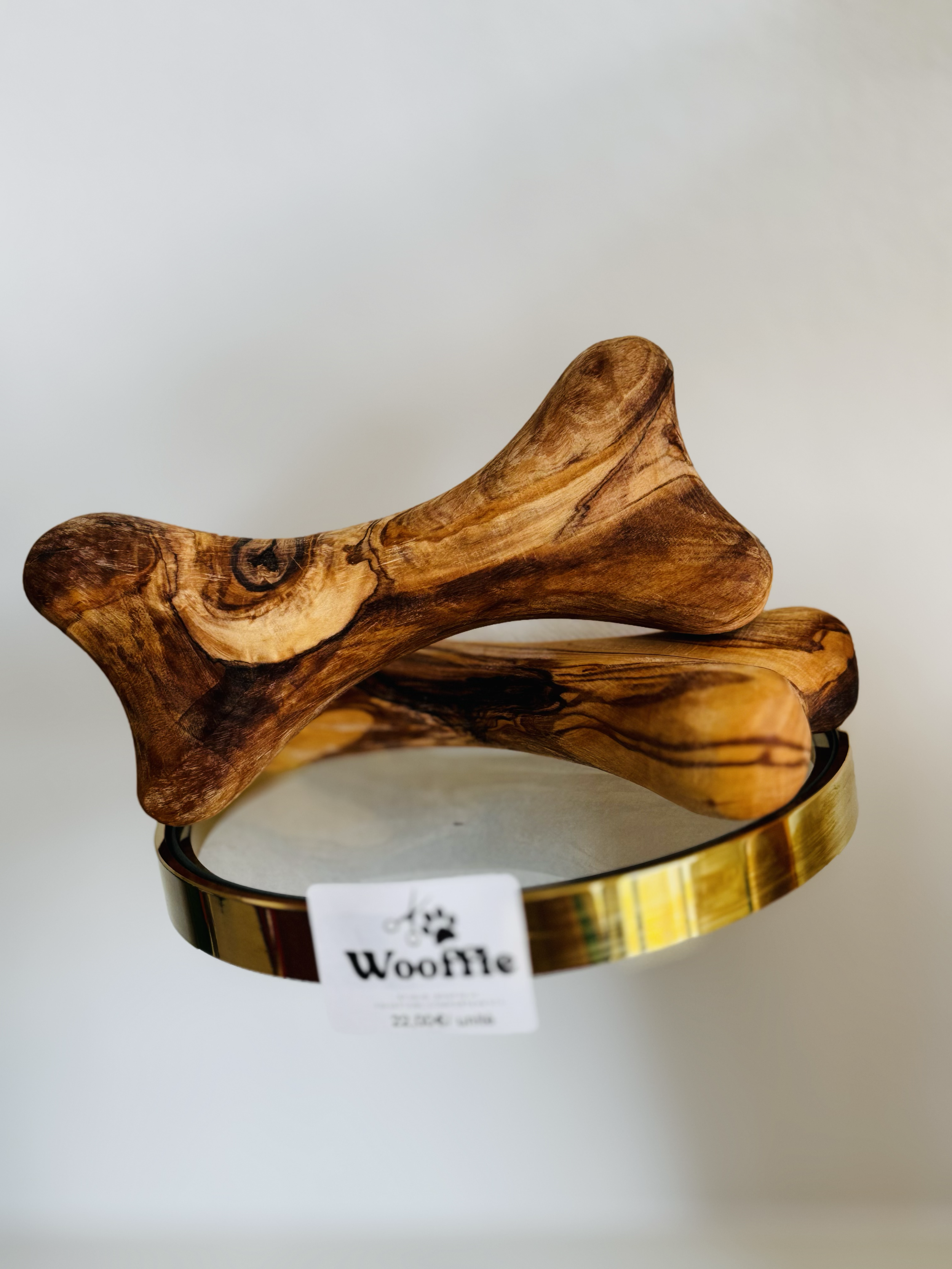 Os en bois d'olivier, pour chien de petite et de grande taille de la marque française Dog Chef.