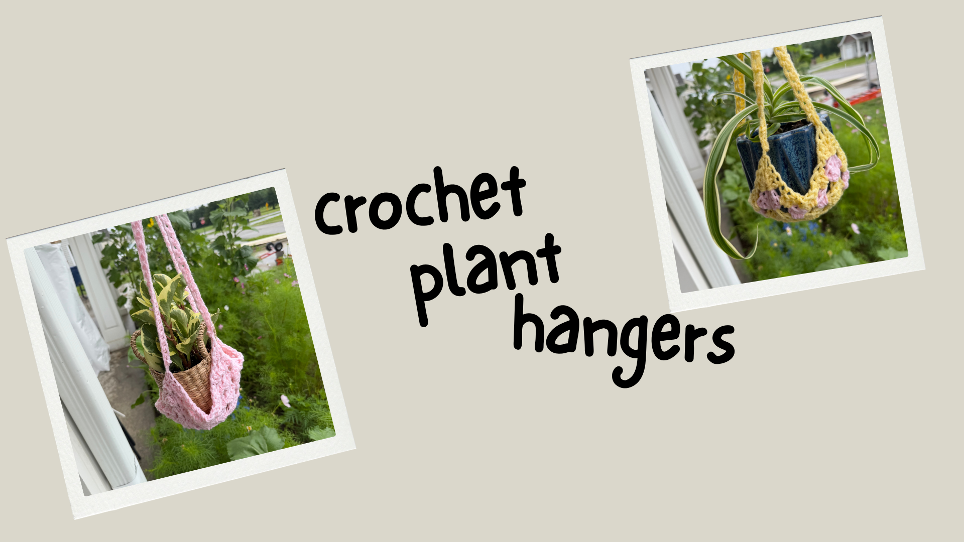 Crochet Workshop: Plant Hangers