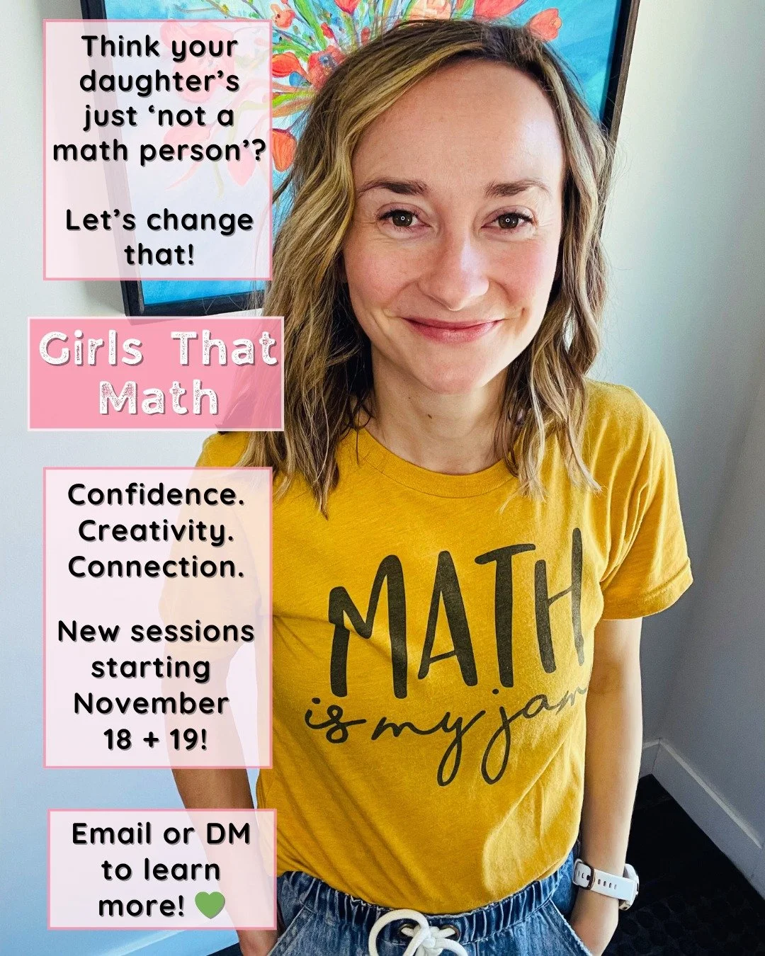 Hiya! 👋🏼 I&rsquo;m Erin &mdash; a certified teacher on a mission to flip traditional math help on its head and help girls see math (and themselves!) in a whole new light. 🌸

No more dusting off ancient textbooks, slogging through endless worksheet