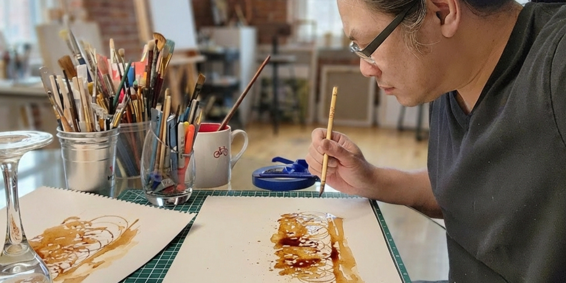 When Coffee Becomes the Art