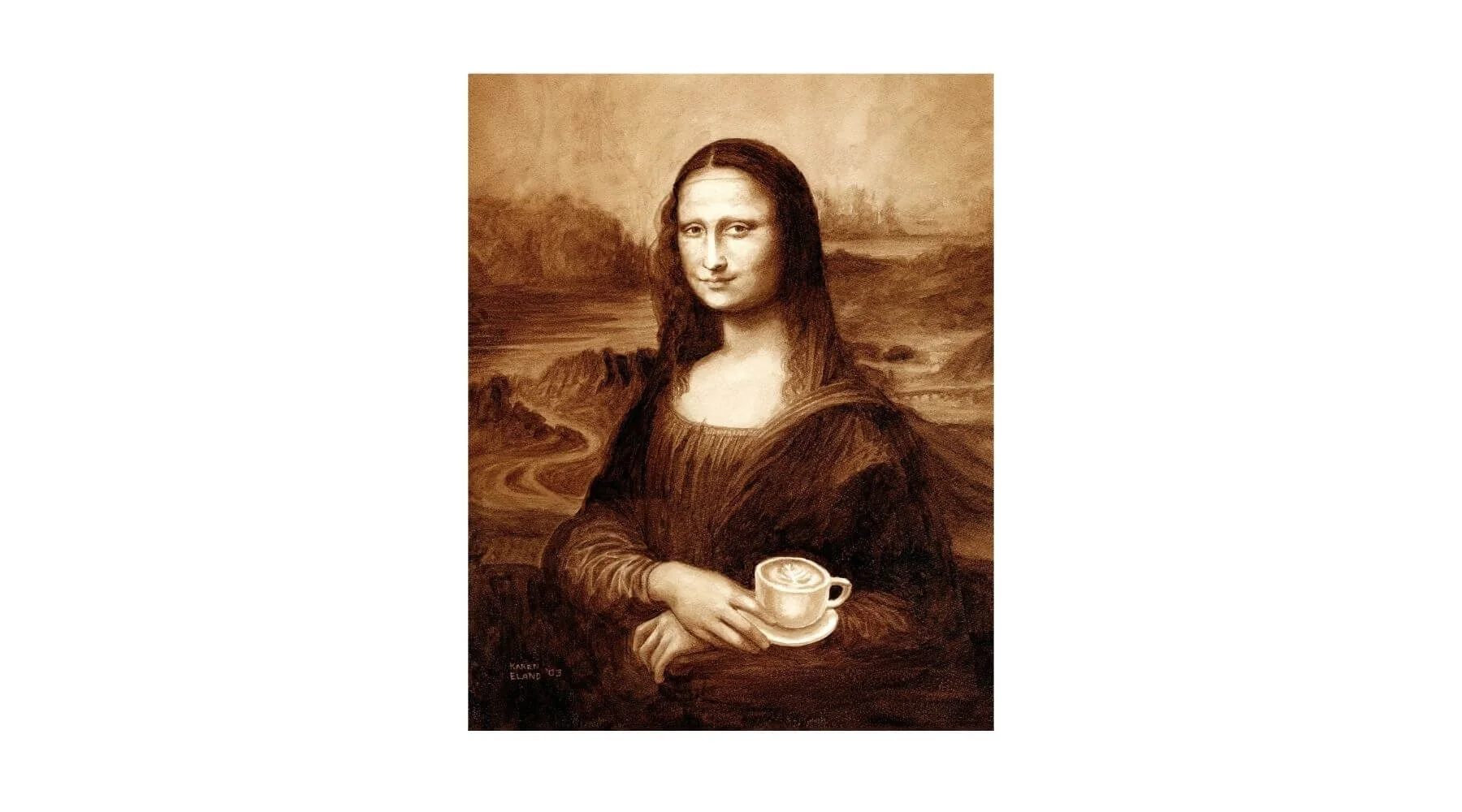 Mona Latte by Karen Eland