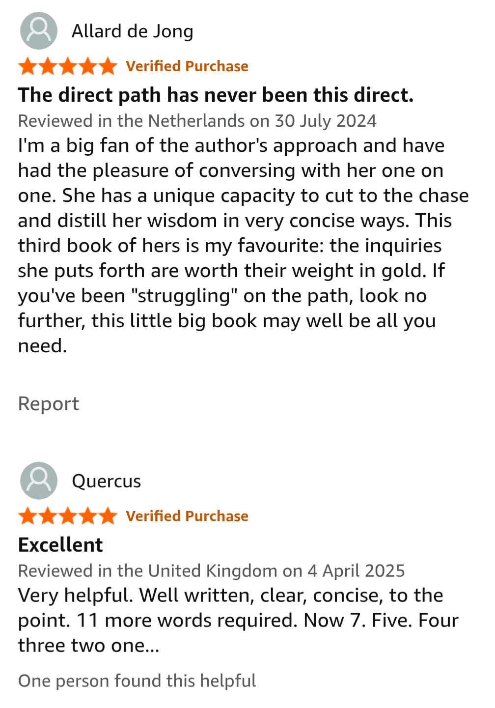 Online reviews with star ratings and comments about books.