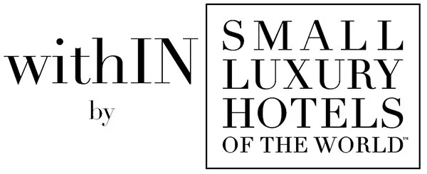 Logo of 'withIN by Small Luxury Hotels of the World', featuring elegant black serif text.