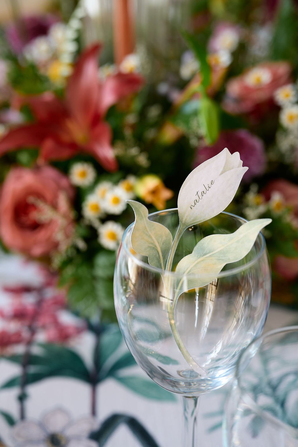 close up of place setting