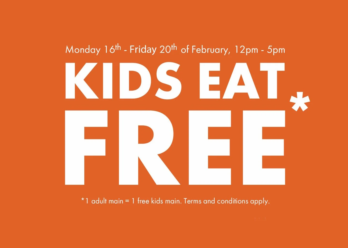 Kids eat free at ECO