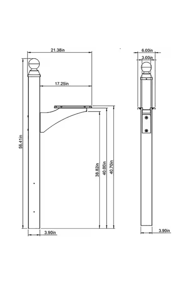 Timeless Mailbox Post Sleeve Specs.png
