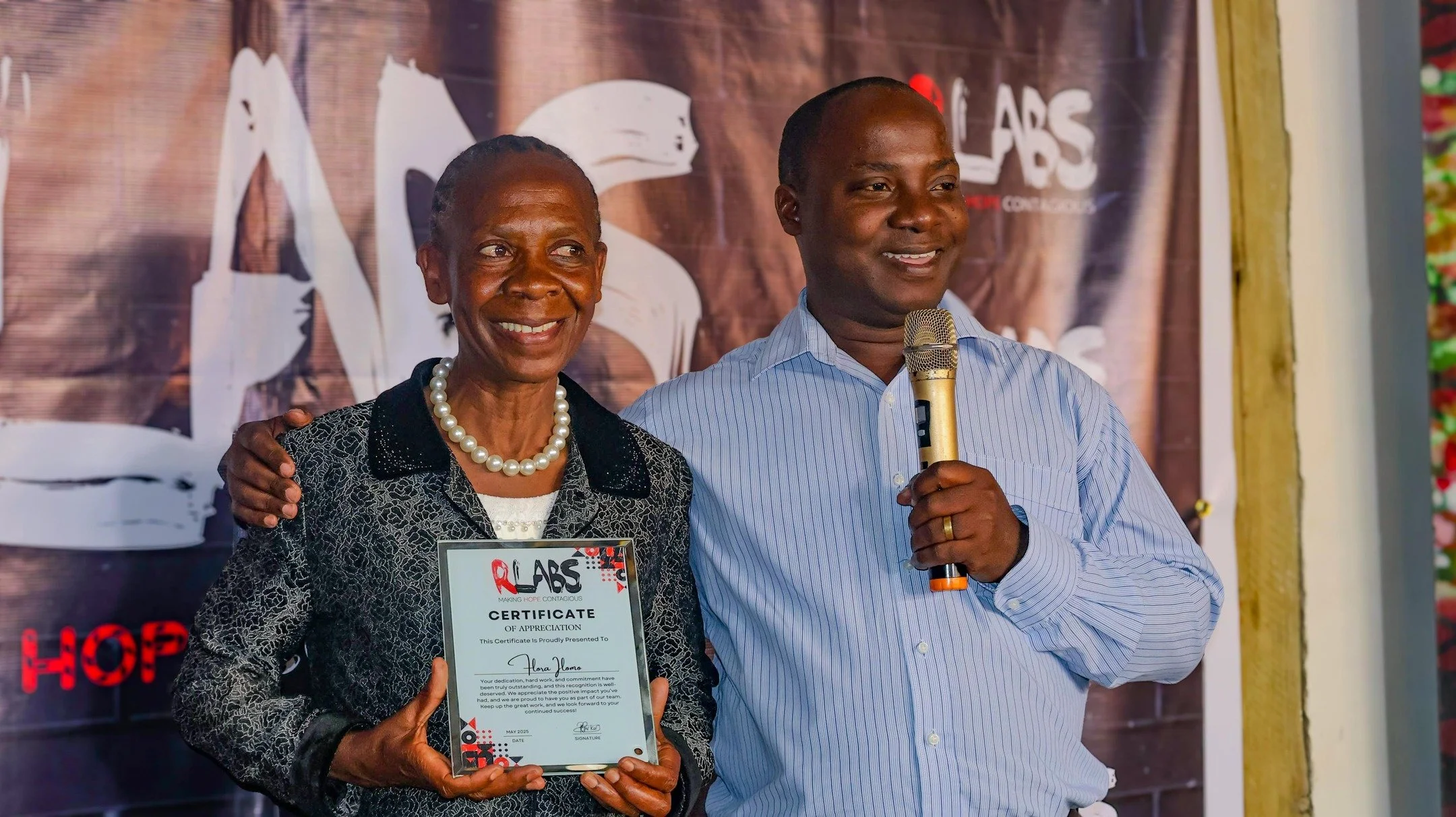 We honour two remarkable individuals who have been pillars of the RLabs Tanzania journey, Mam Flora and Pastor Arnold. Their unwavering dedication, servant leadership, and deep love for the community have left a lasting legacy in the hearts of many. 