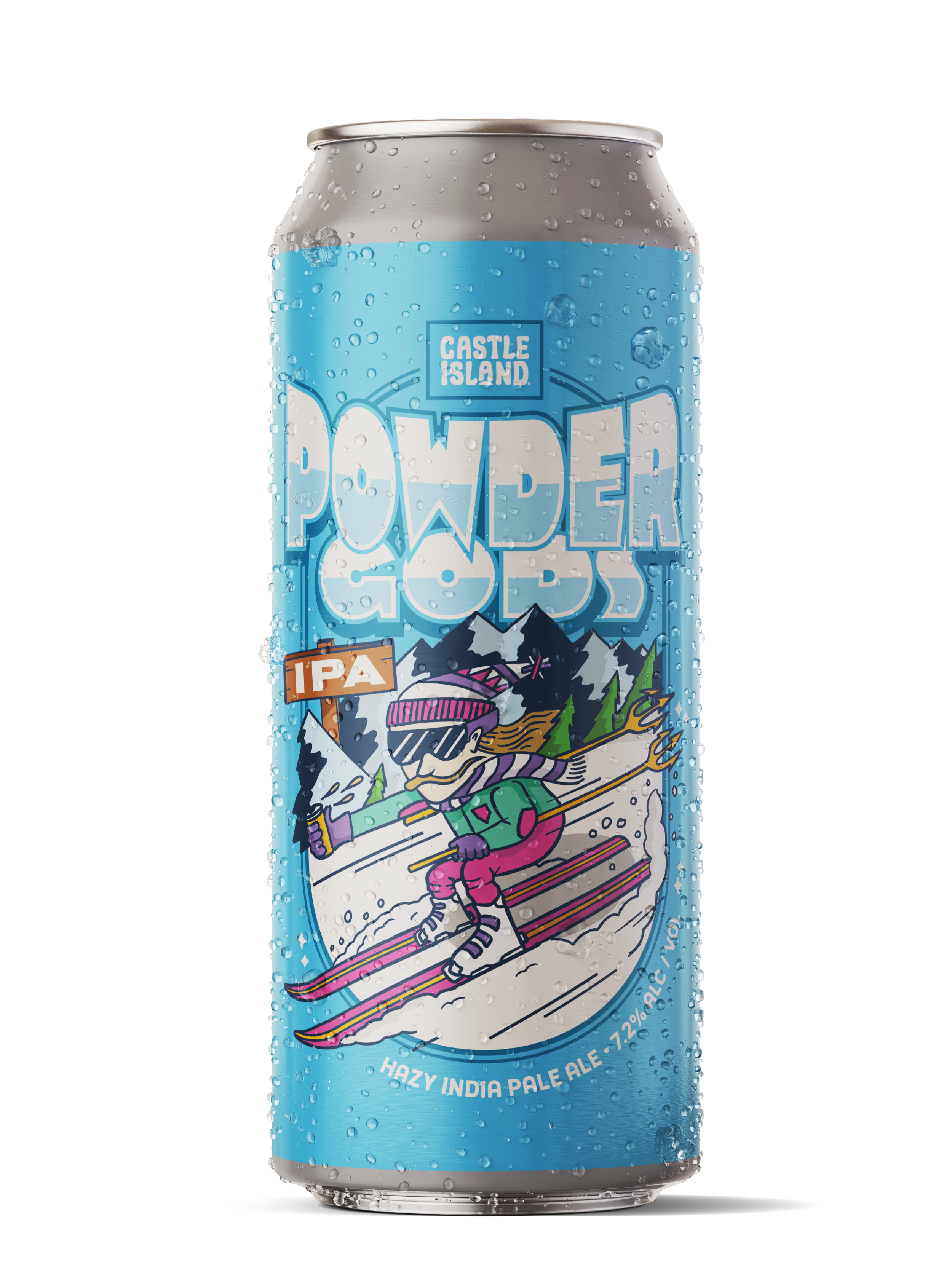 Can of Castle Island Powder Gods IPA