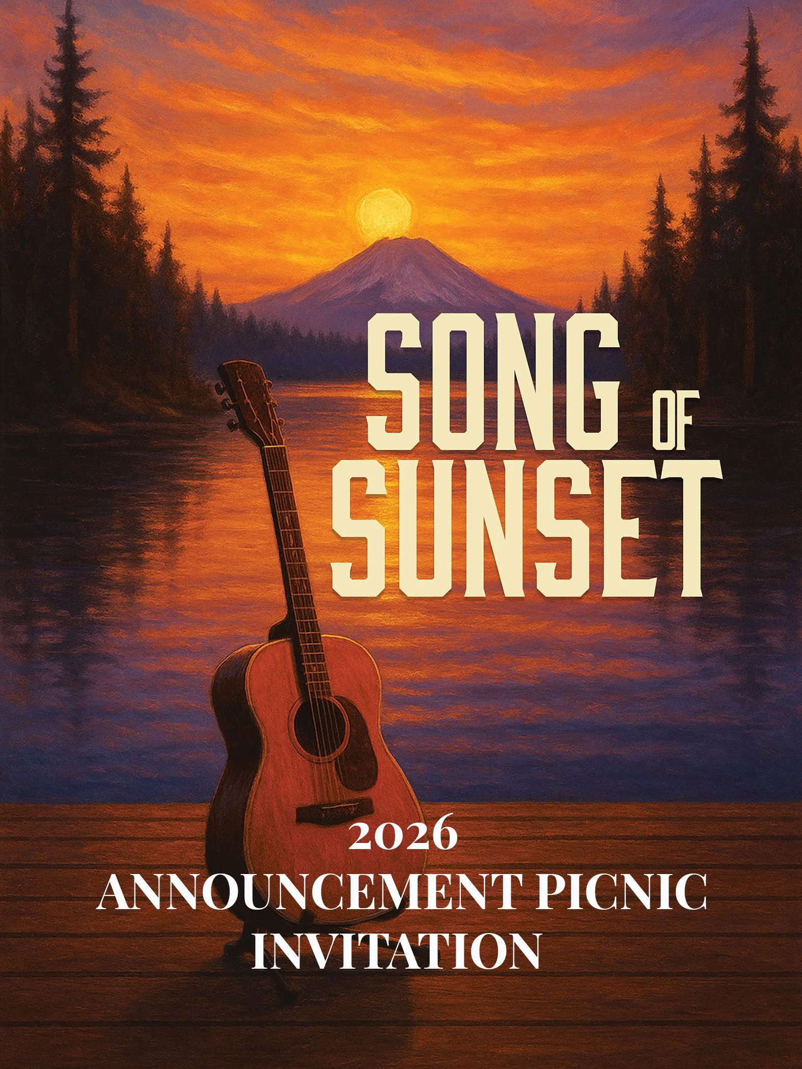 Song of Sunset Announcement Picnic 8/1/2026