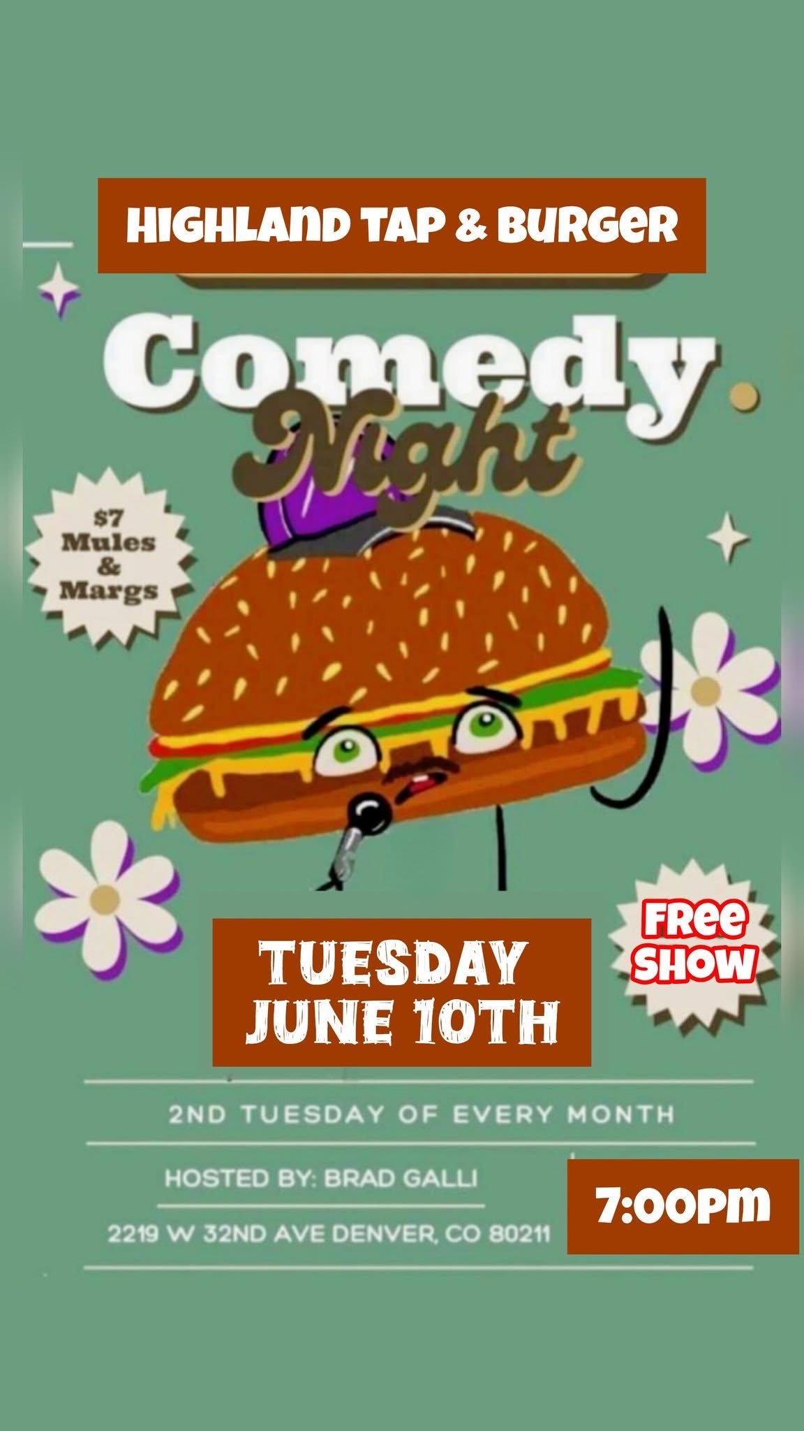 Highland Tap & Burger Comedy Night