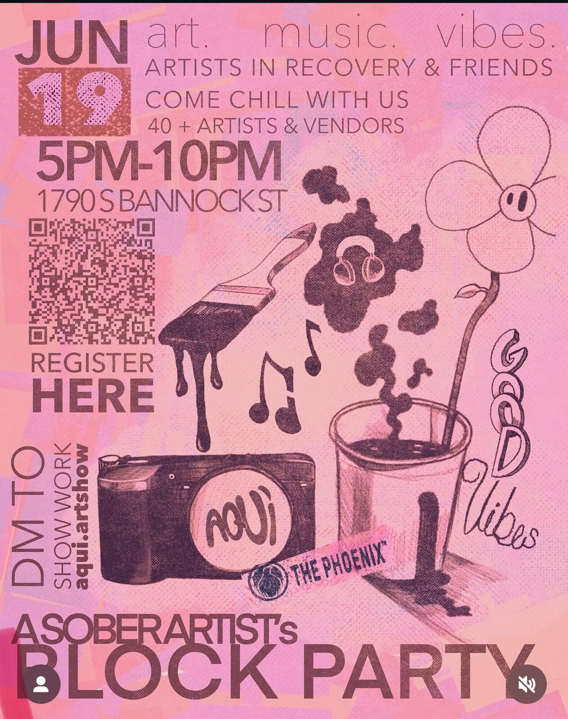 A Sober Artist’s Block Party