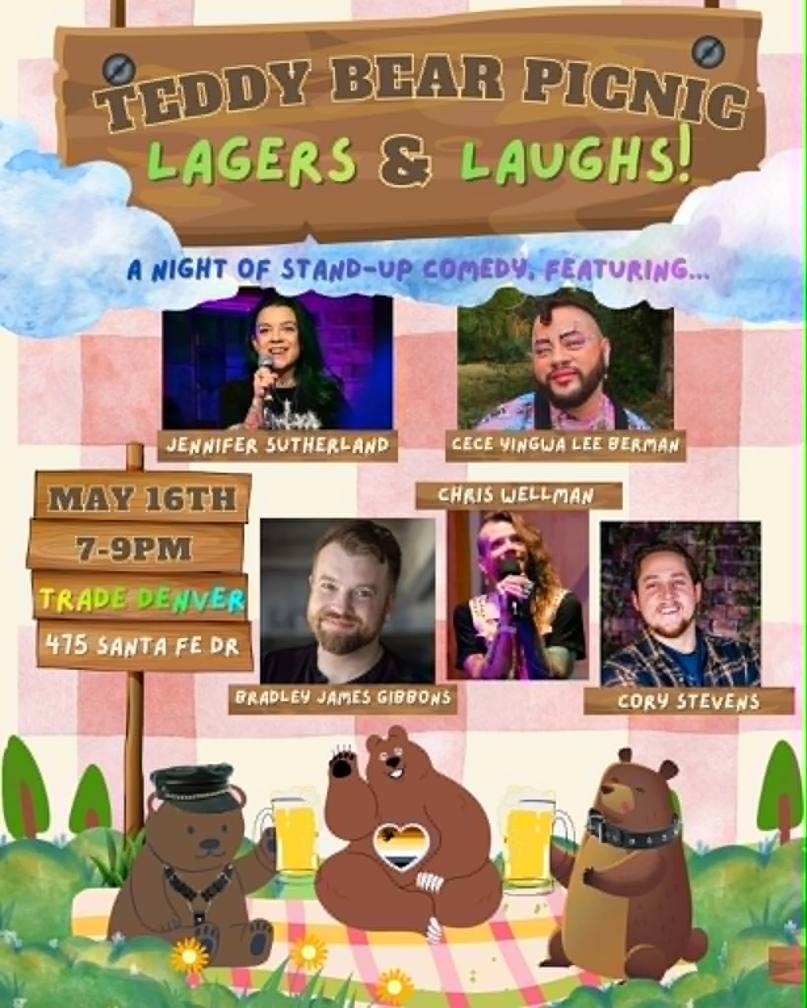 TEDDY BEAR PICNIC lagers and laughs