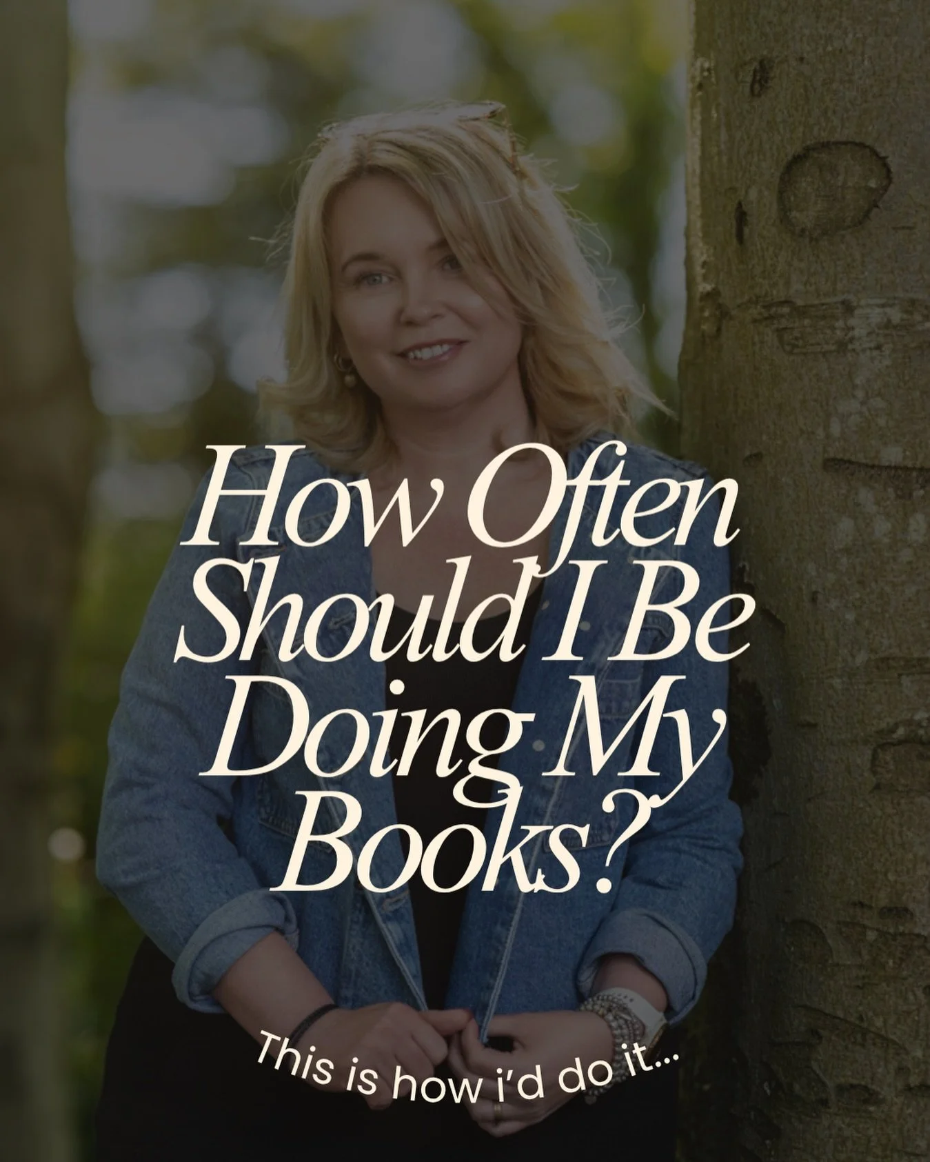 The honest answer?
Monthly as a minimum. But if you want your numbers accurate, your stress lower and zero lastminute panic&hellip;weekly is better.
For some of my larger clients, I&rsquo;m even in their books daily 👀
Why? Because bookkeeping works 