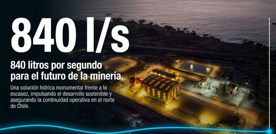 SADDN en la recta final la megaobra de la desalación minera en Chile