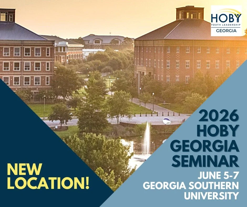 ✨ New campus, same HOBY magic! ✨
We&rsquo;re thrilled to announce that the 2026 HOBY Georgia Seminar will take place at Georgia Southern University, June 5&ndash;7! Join us as we continue to inspire, challenge, and empower rising high school juniors 