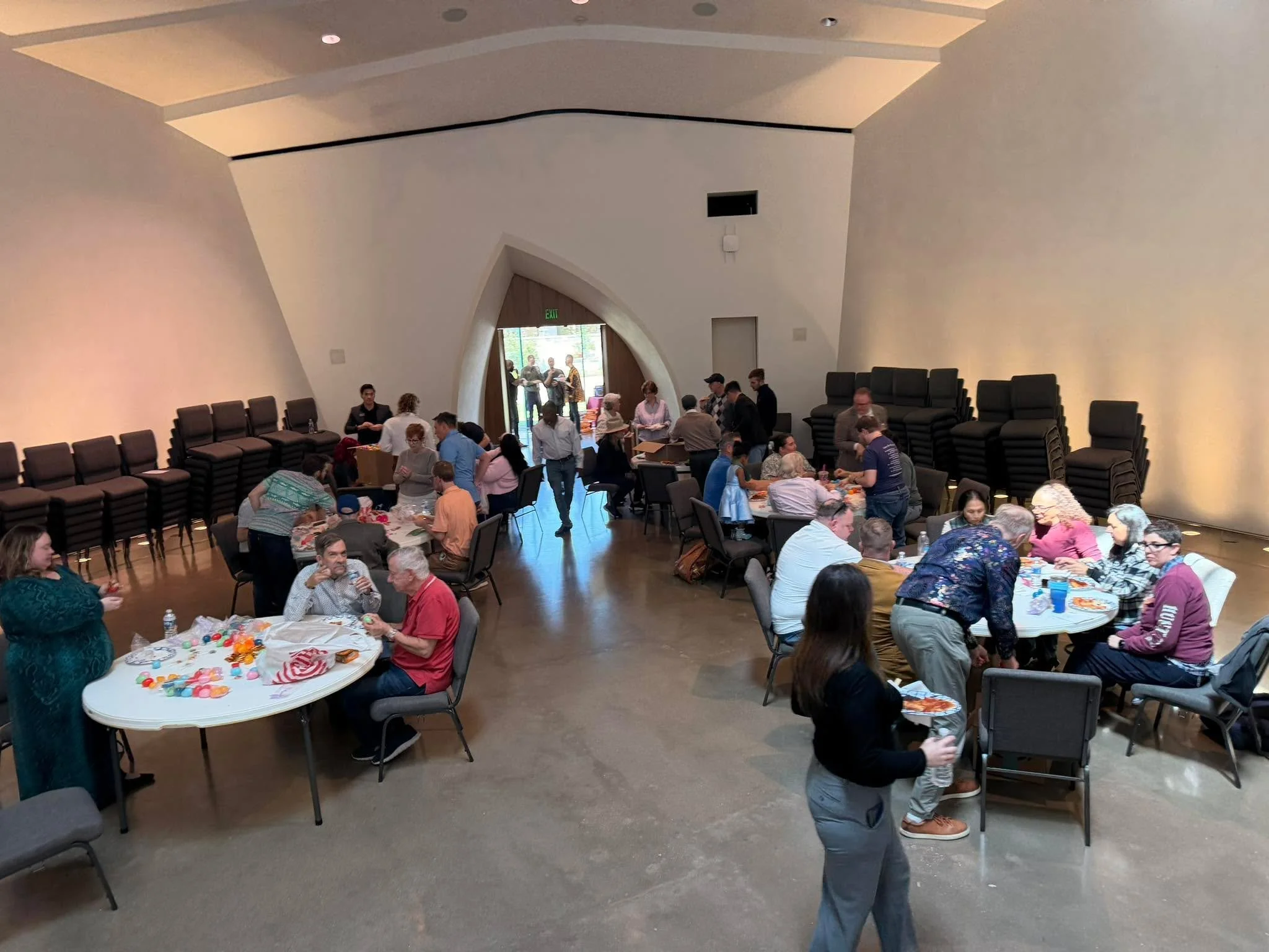 Our Cathedral of Hope 11:45 service showed up to help us stuff Easter Eggs for our hunt next Sunday! Thank you to all who helped! You don&rsquo;t want to miss out Holy Week services culminating in our Resurrection Sunday services!