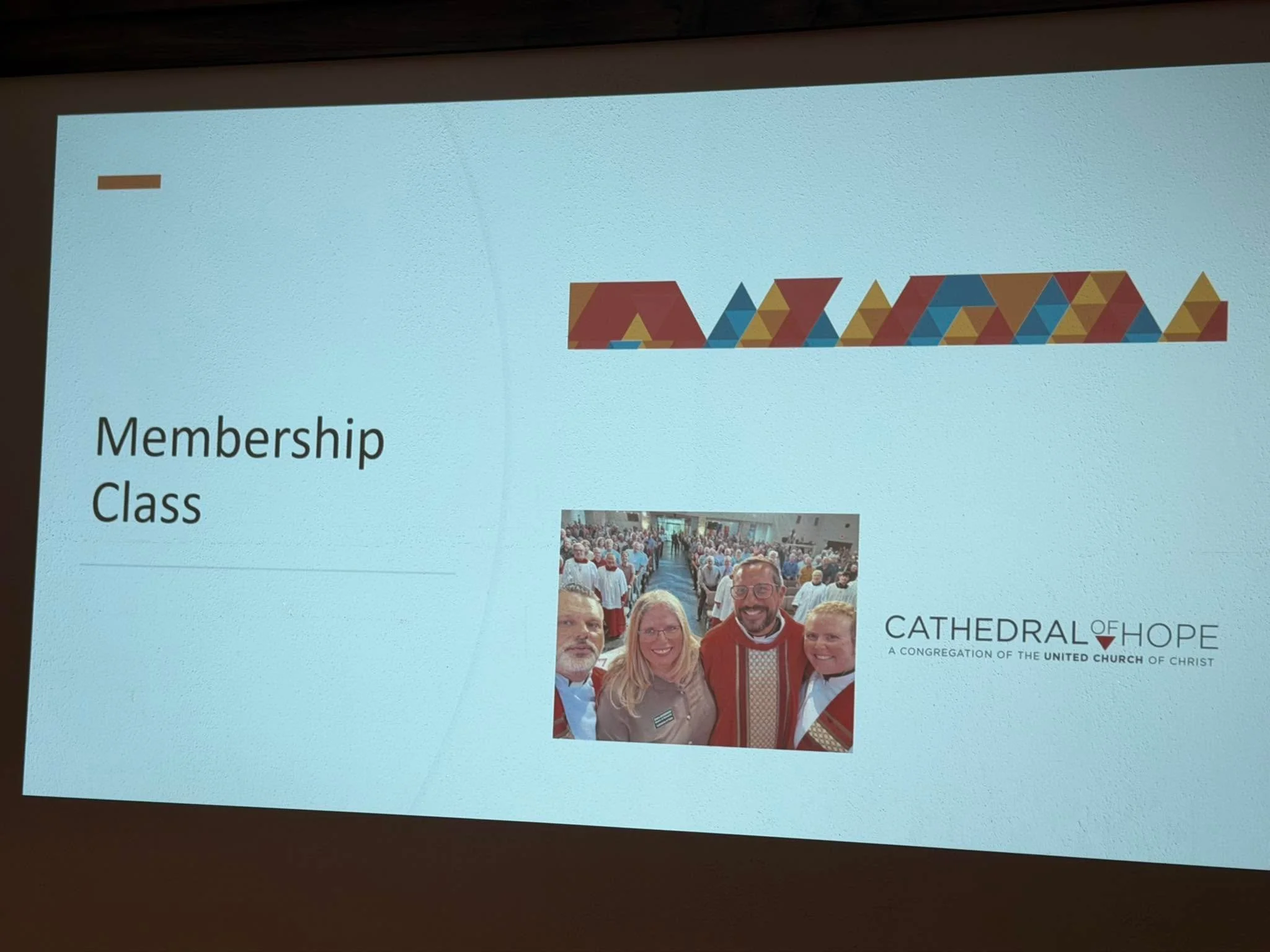 Guess what I&rsquo;m doing tonight!? It&rsquo;s always an honor and pleasure to be able to lead Cathedral of Hope membership classes! I&rsquo;ll have a class pic and an update later! If you don&rsquo;t have a church that lets you develop your own the