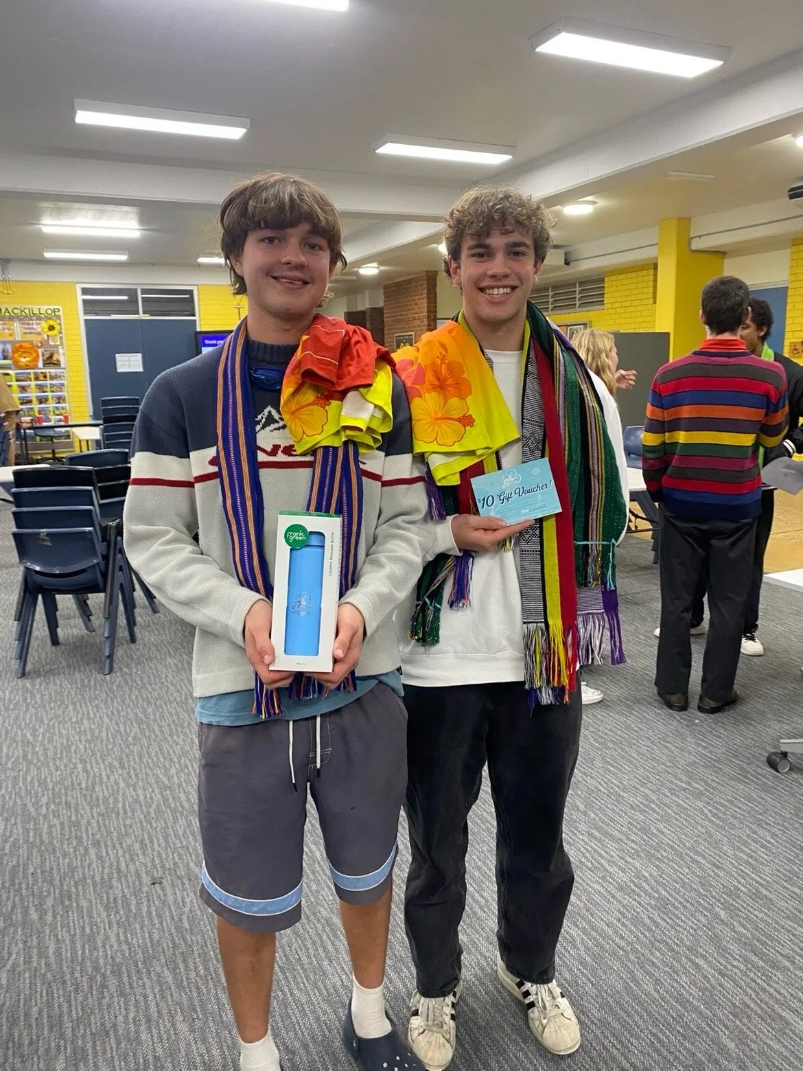 Lovely to see the smiles on faces in the community!!

Our prize winners of the Xavier Catholic College Trivia Night to support Timor 

#yoflo #yoflobyronbay