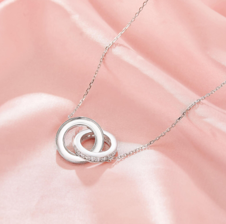 Eternal Circle Birthstone Necklace