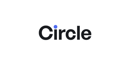 A black and white version of the Circle logo.