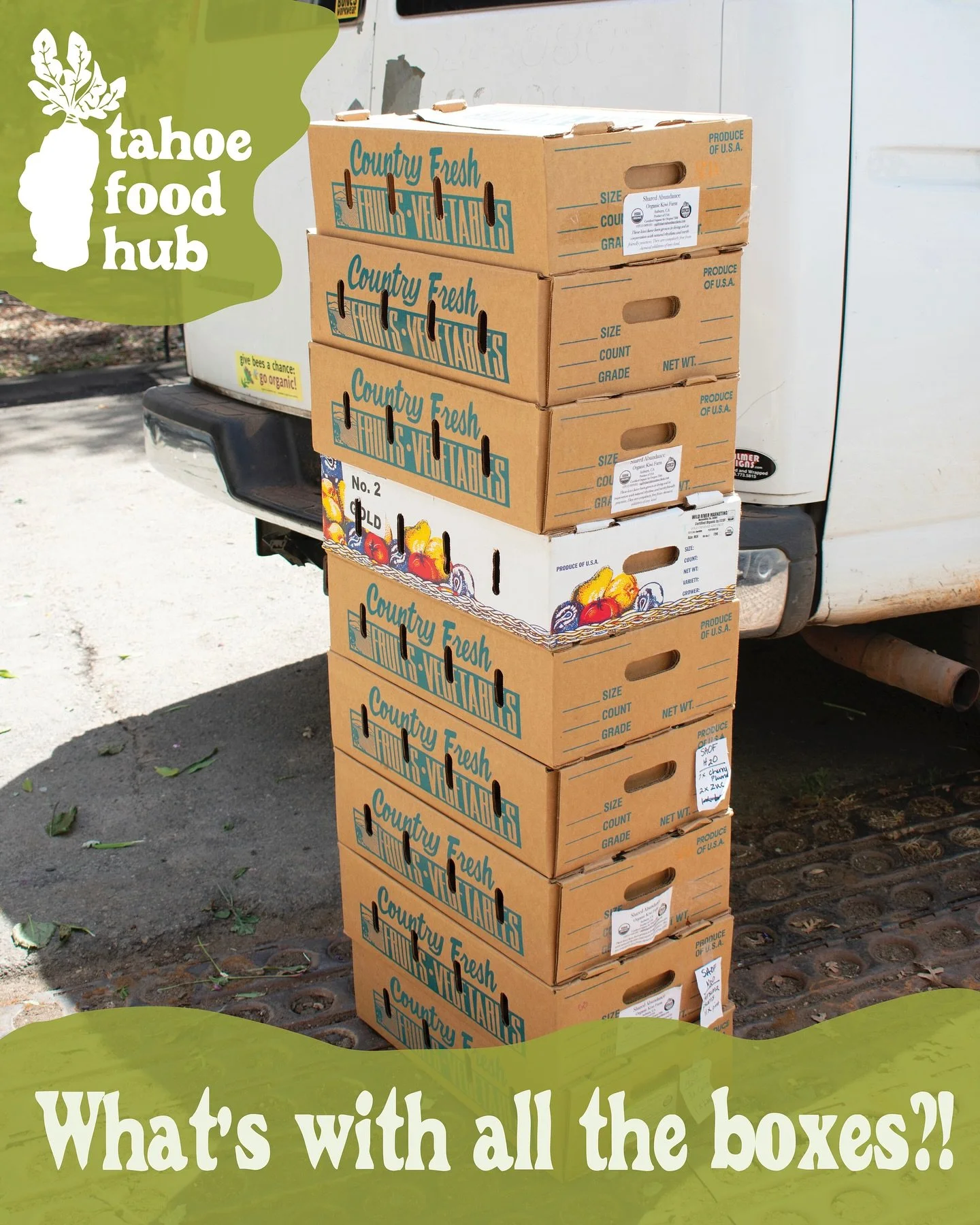 Have you ever opened your produce box and noticed it came in a banana box, a large produce distributor box, or even an Amazon box? That&rsquo;s not a mistake&mdash;it&rsquo;s part of how we make this whole thing work. 💡💚

As a small nonprofit worki