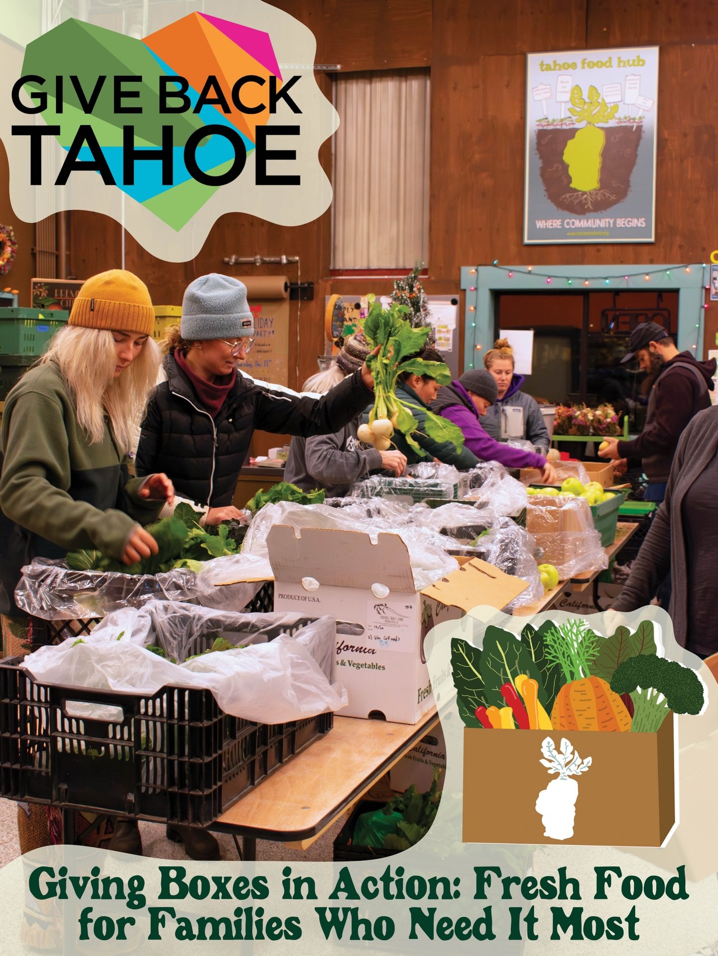 This winter, community care looks like fresh, nourishing food on local family tables. 💚

Through our Giving Box Program, we expanded distributions to meet growing need&mdash;providing an additional 100 Giving Boxes through Tahoe Truckee Unified Scho