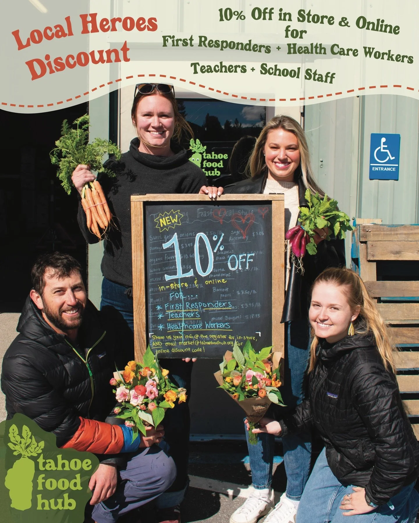 We&rsquo;re excited to introduce our Local Heroes Discount 🚒📚🏥💚

To show our appreciation for those who serve our community every day, we&rsquo;re offering a special discount for first responders, healthcare workers, teachers, and school staff.

