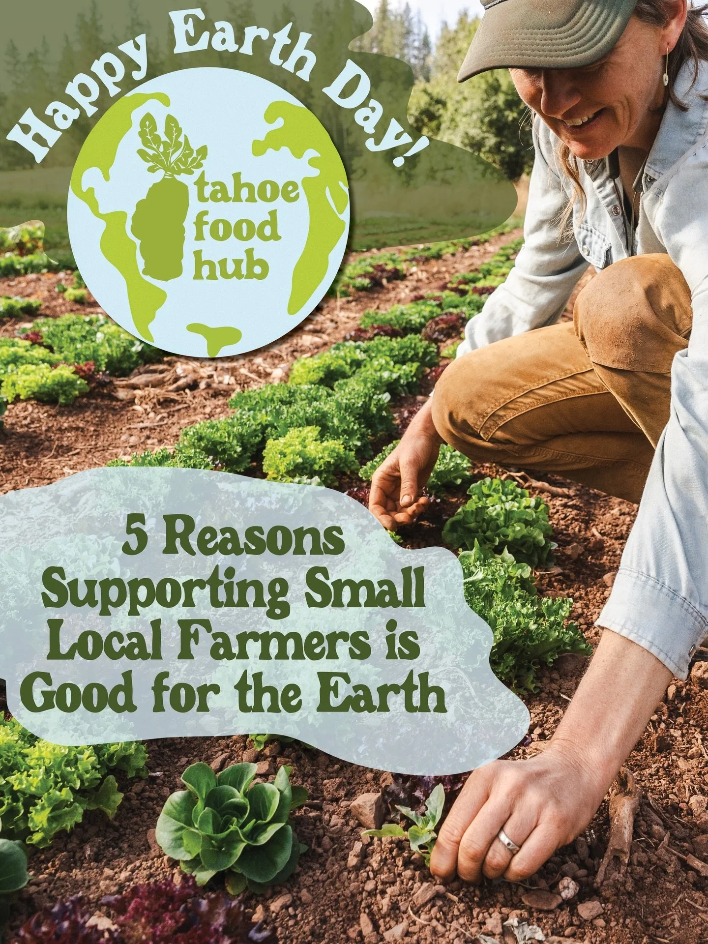 Happy Earth Day from TFH!🌱

Today (and over the years) we celebrate our local farmers who are helping heal the planet one crop at a time. Here&rsquo;s why supporting small, local farms is good for the Earth:

🚜 Fewer food miles = less fossil fuel
?