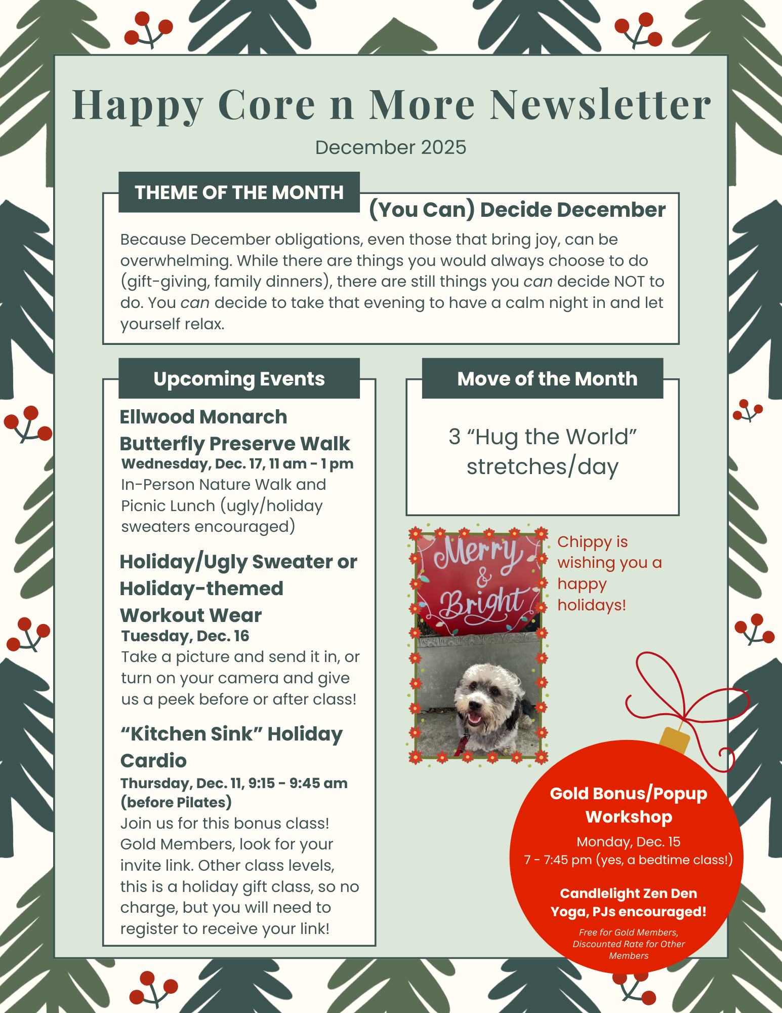 December 2025 Newsletter