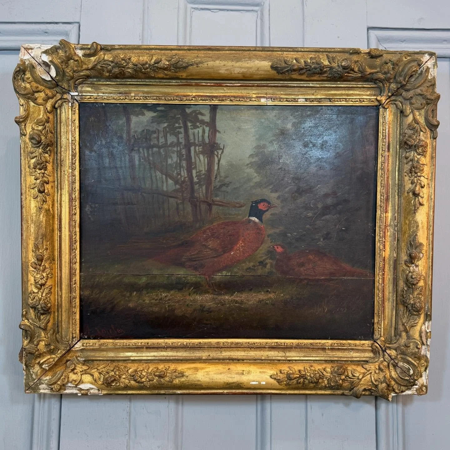 Selection of antique paintings coming online soon
.
.
. 
##victorianart #victorianpainting #antiqueoilpainting
#impressionist