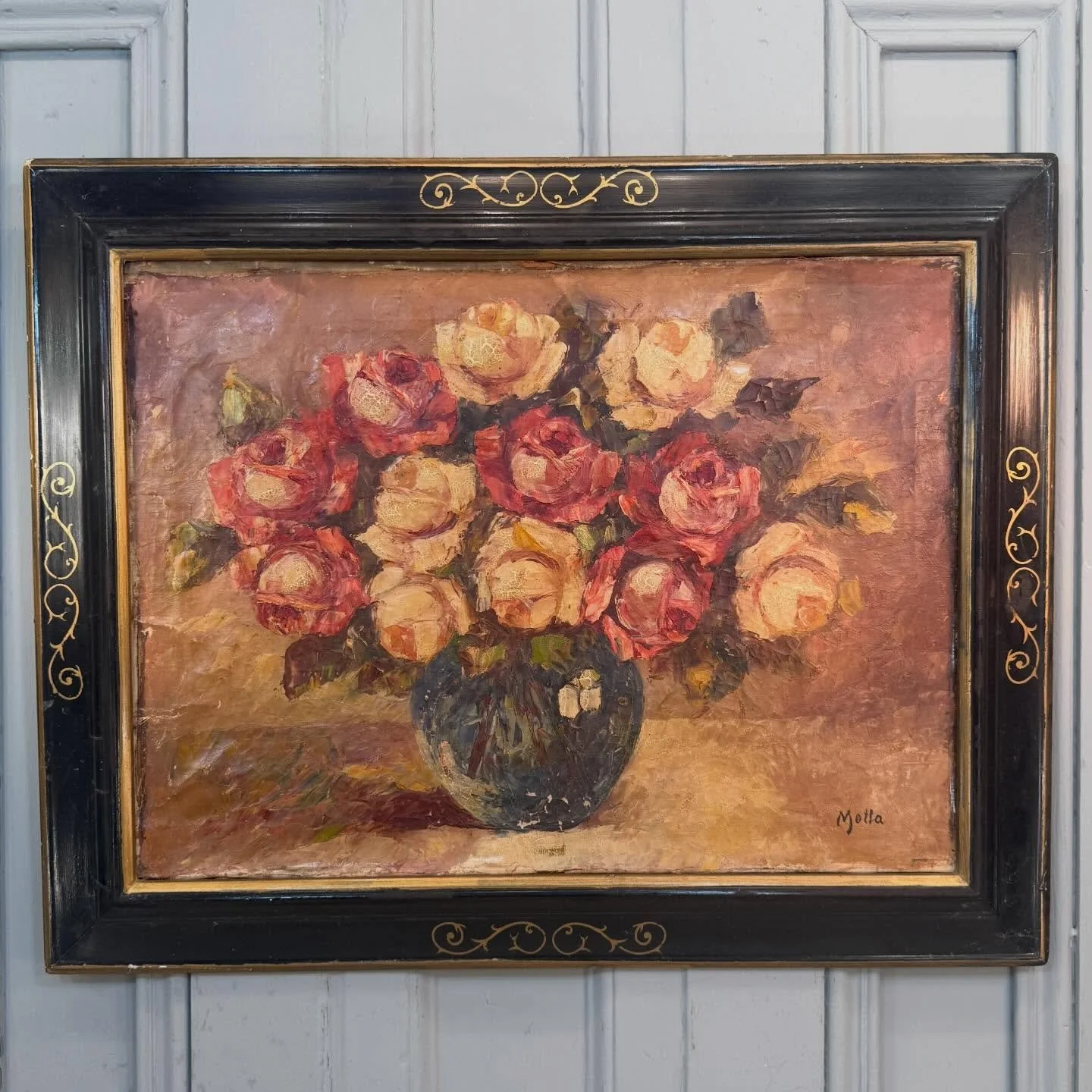 Selection of antique oil paintings soon available. 
.
.
.
.
#antiqueoilpainting 
#vintageoilart 
#oiloncanvasantique 
#antiquewallart 
#originalvintagepainting