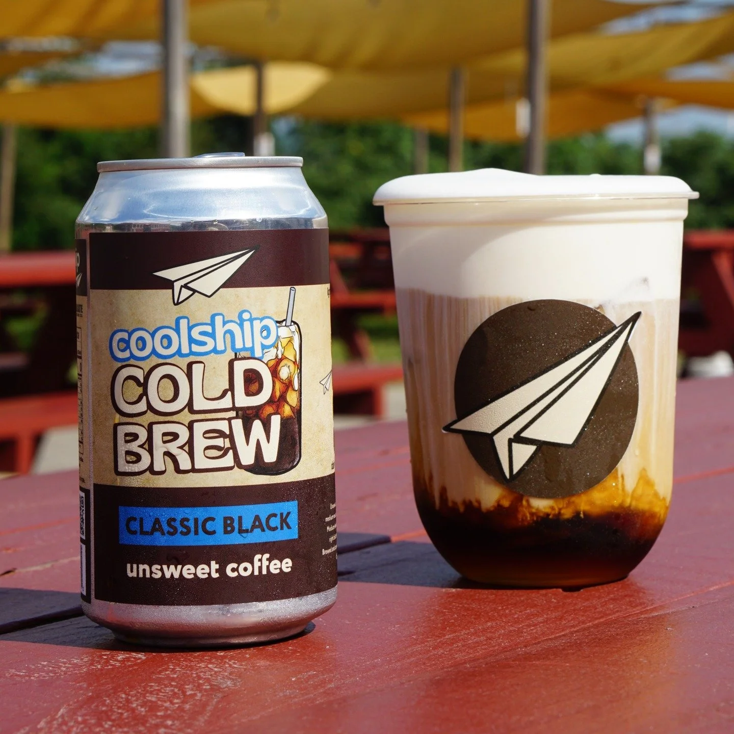 cold brew cans are back, bb. Or should we say cool brew? Hump day vanilla cool foam cold brew callin' your name!