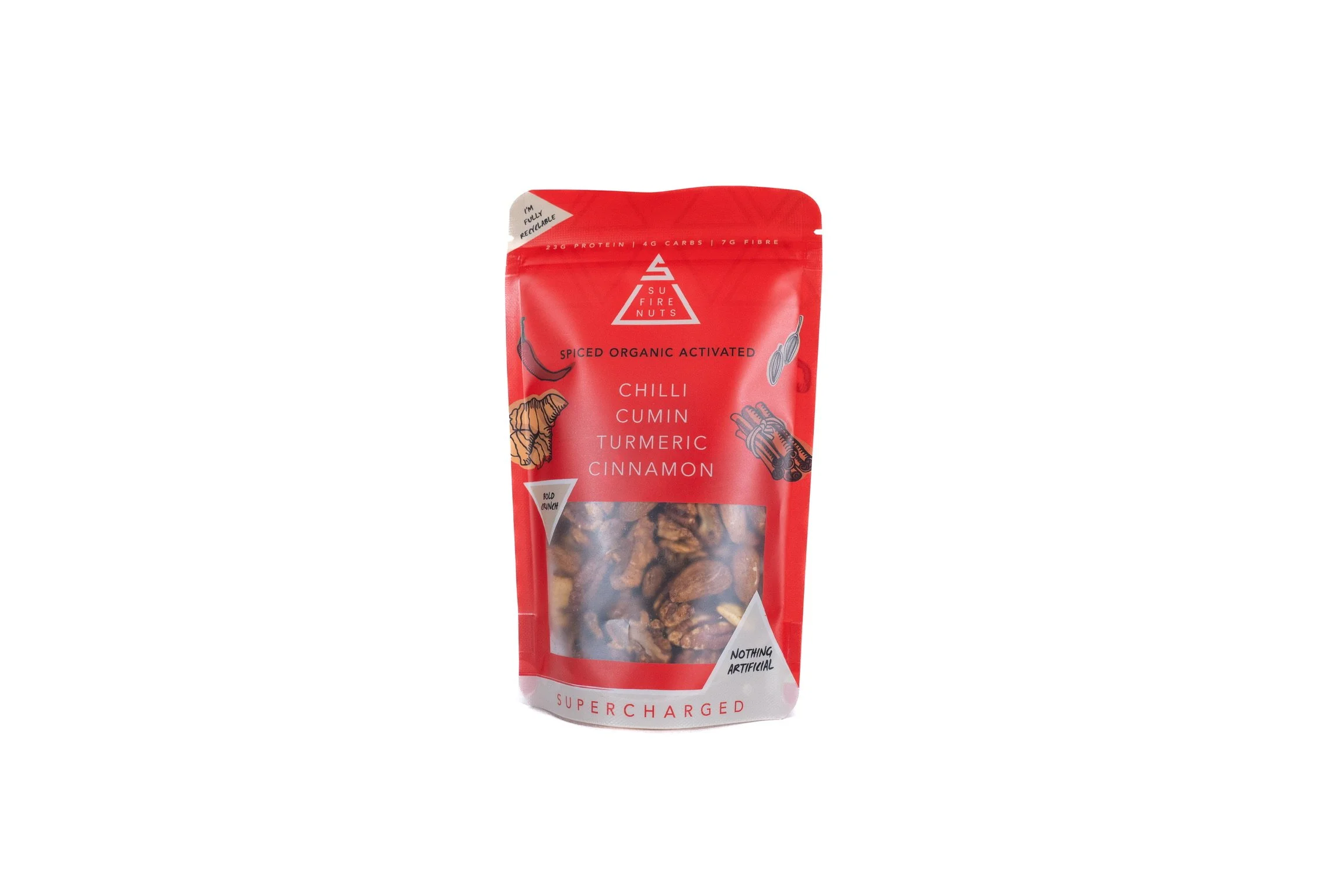 100g SU FIRE NUTS – Pure Fuel, No Junk