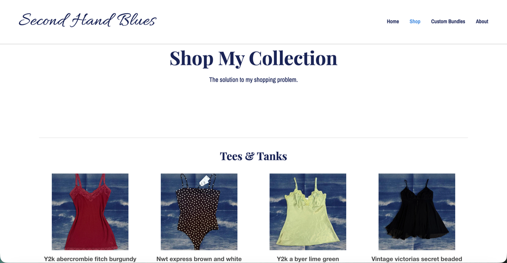 Collection screen