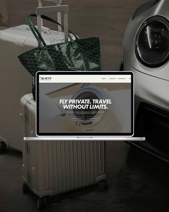 A seamless experience from scroll to takeoff. ✈️

For 3J Jets, we created a digital experience that reflects the elevated standard of their brand and the luxury of private aviation.

Your social media gets them there. Your website gives them a reason