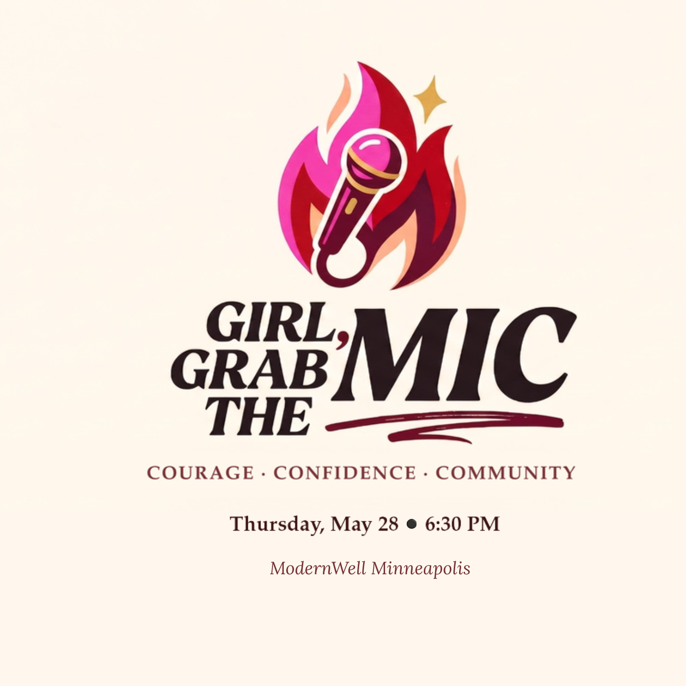 May 28 , 2026: Girl, Grab the Mic