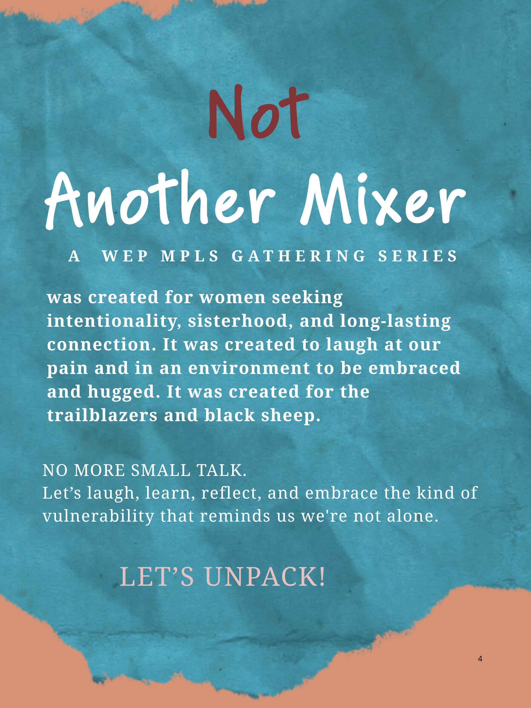 November 11th , 2026: Not Another Mixer: Women’s Physical Health
