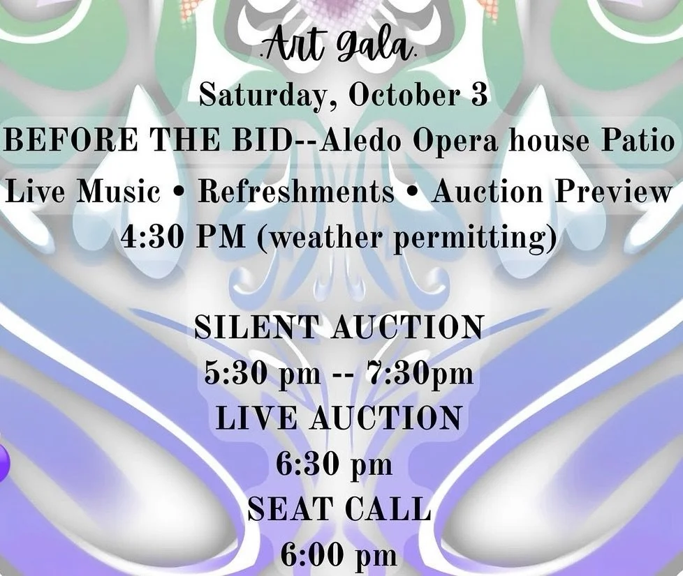 Tonight!!! We&rsquo;re in FULL BLOOM💐

4:30 &mdash; Before the Bid&mdash; Live Music from Frank F Sidney&rsquo;s Western Bandit Volunteers AND view the artwork on the patio

5:30 &mdash; Silent Auction

6:00 &mdash; Seat Call

6:30 &mdash; Live Auct