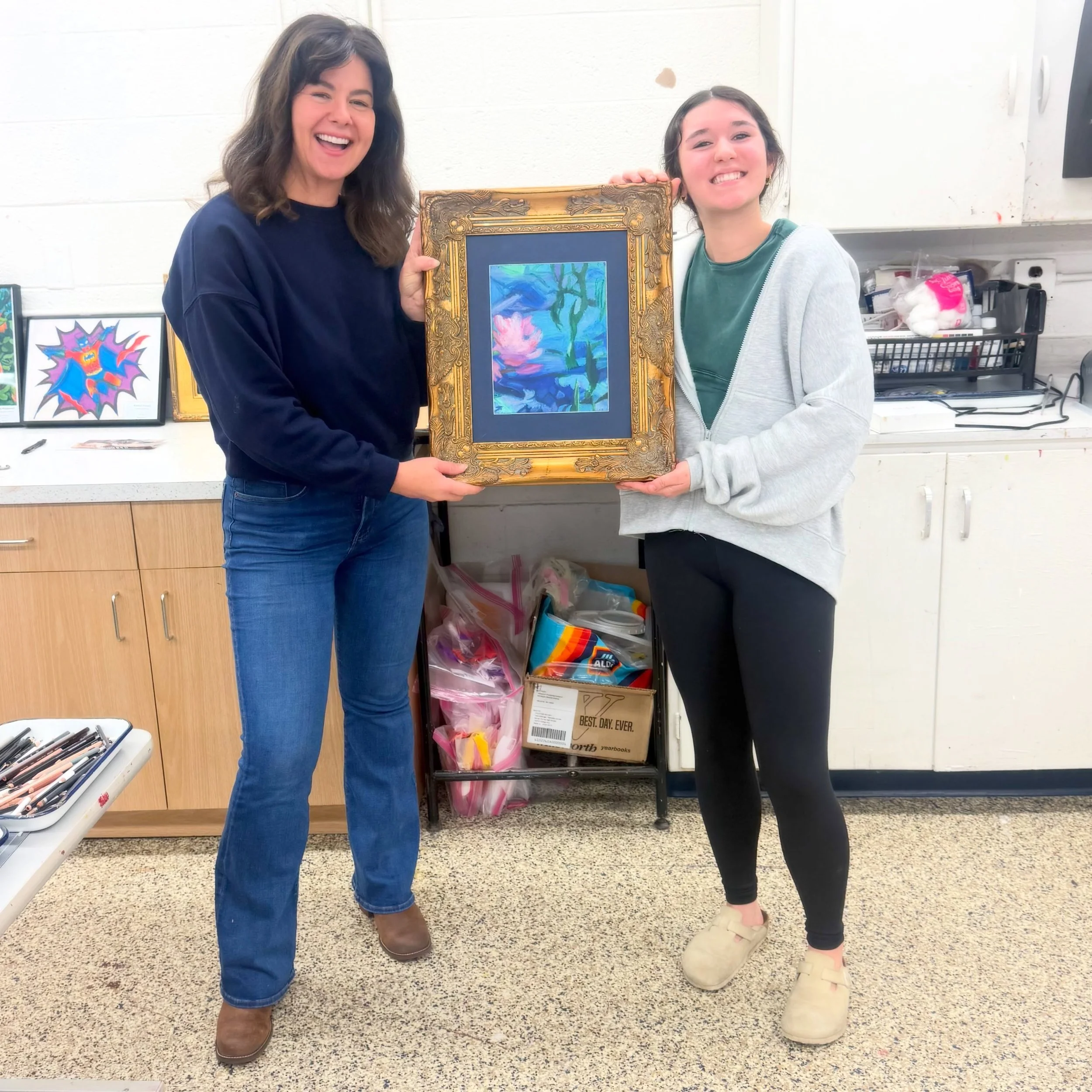 Which piece stole your heart at this year&rsquo;s Art Gala? 🎨❤️

And which one are you still kicking yourself for not bringing home? 👀

Kallie Bigham&rsquo;s &ldquo;Monet&rsquo;s Pond&rdquo; stole mine, although I could say that about so many of th