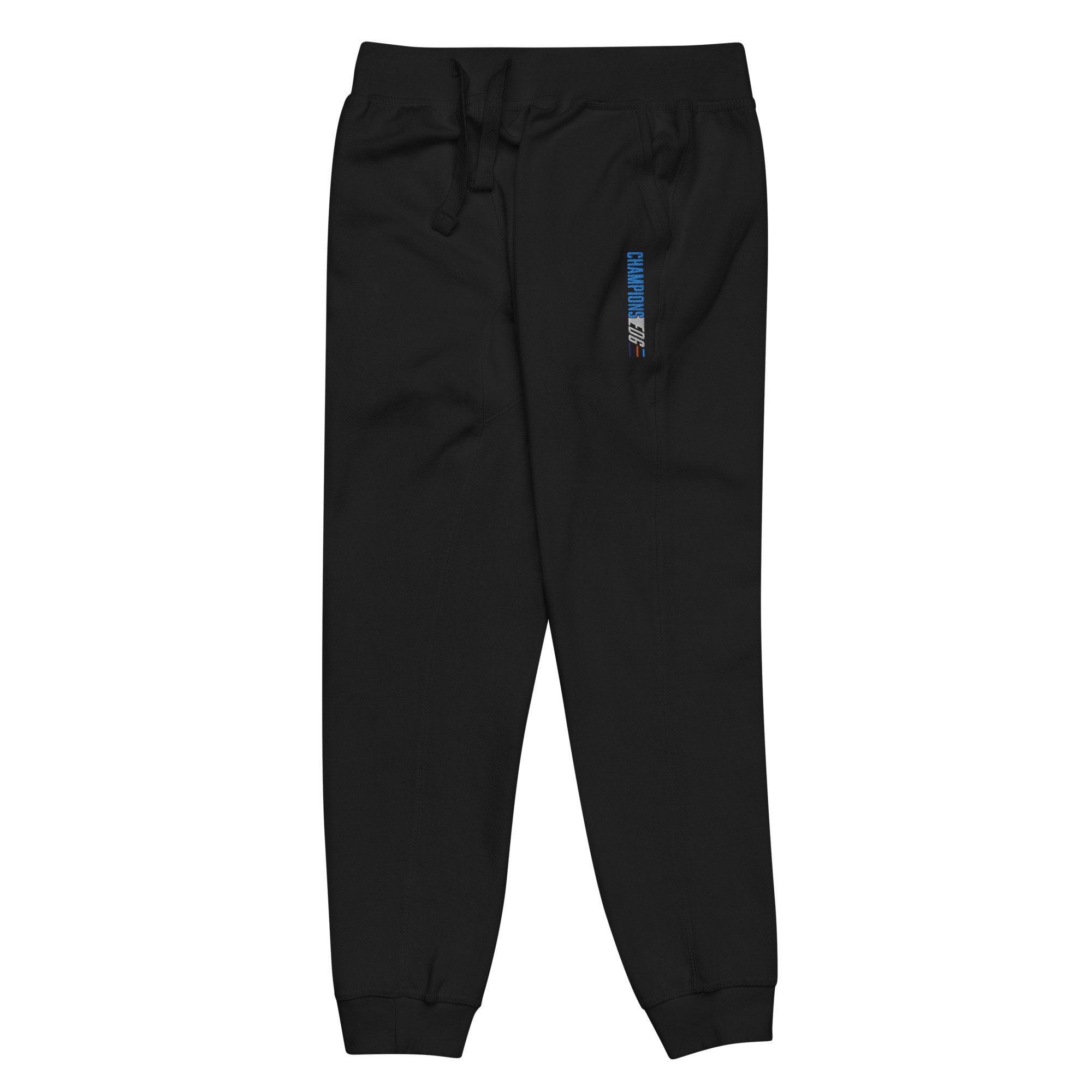 unisex-fleece-sweatpants-black-front-left-6859d739473a7.jpg