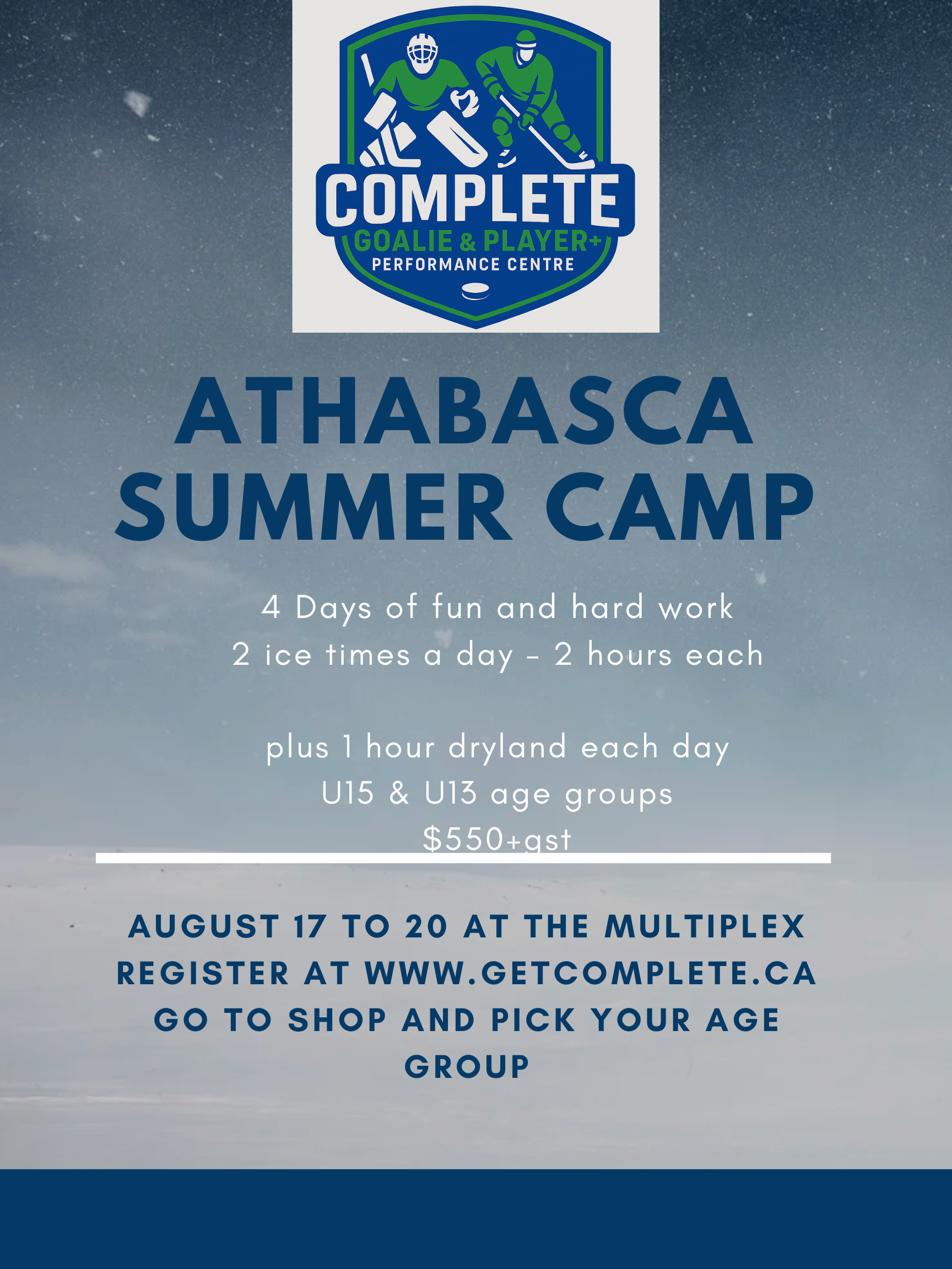 Athabasca Summer Player Camp 2013 - 2014 age group