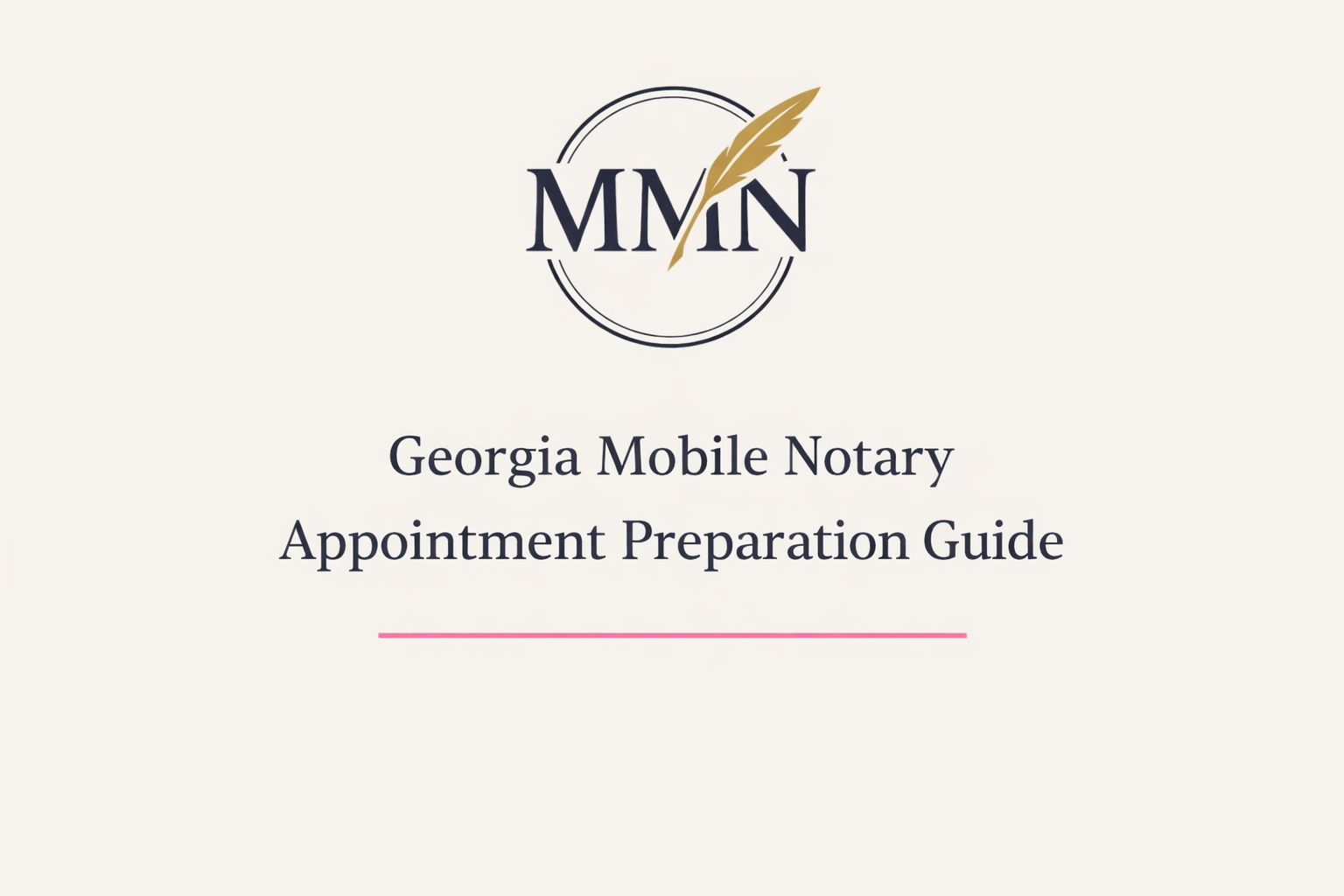 Georgia Mobile Notary Appointment Preparation Guide