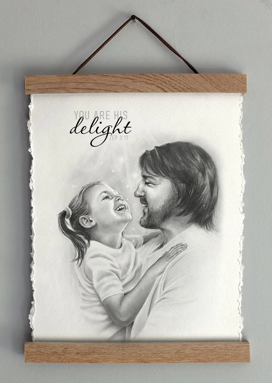 714 You Are His Delight hanging.jpg