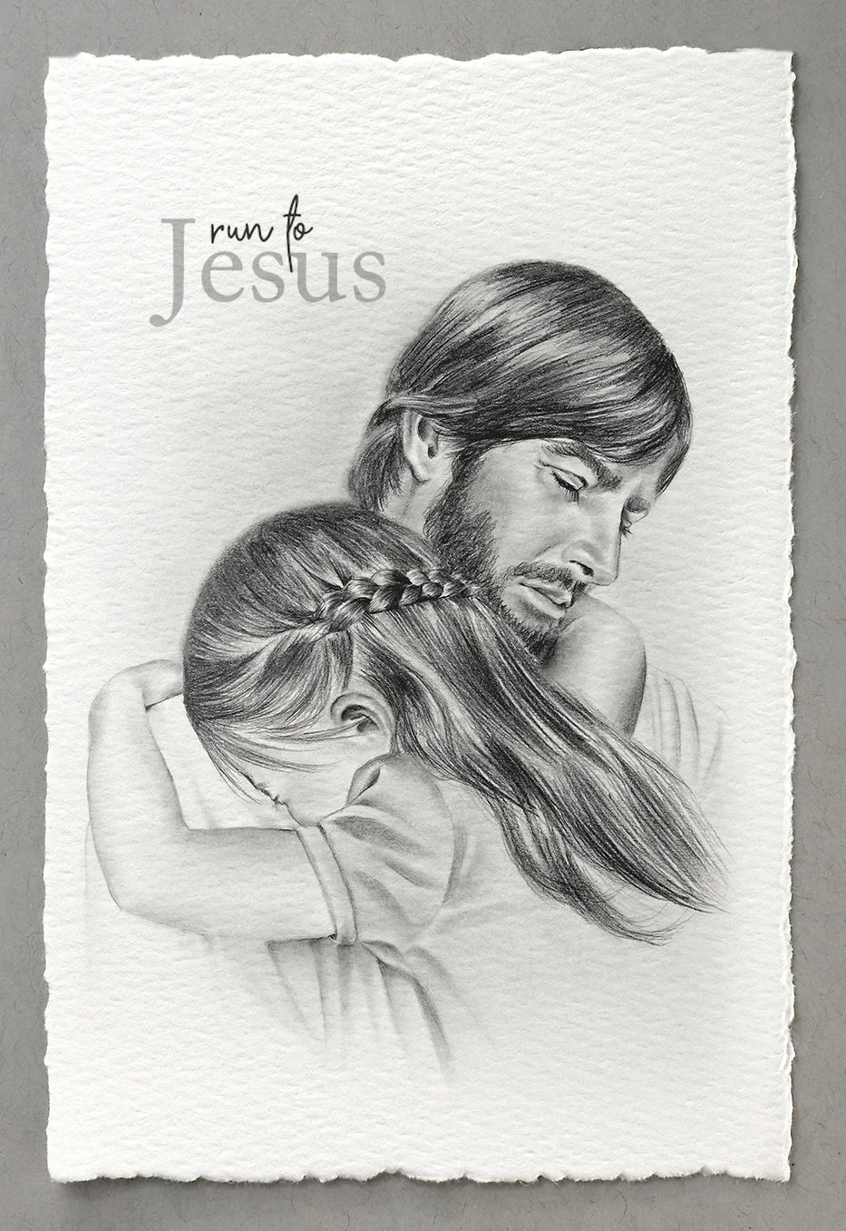 "Run to Jesus" Art PRINT 701