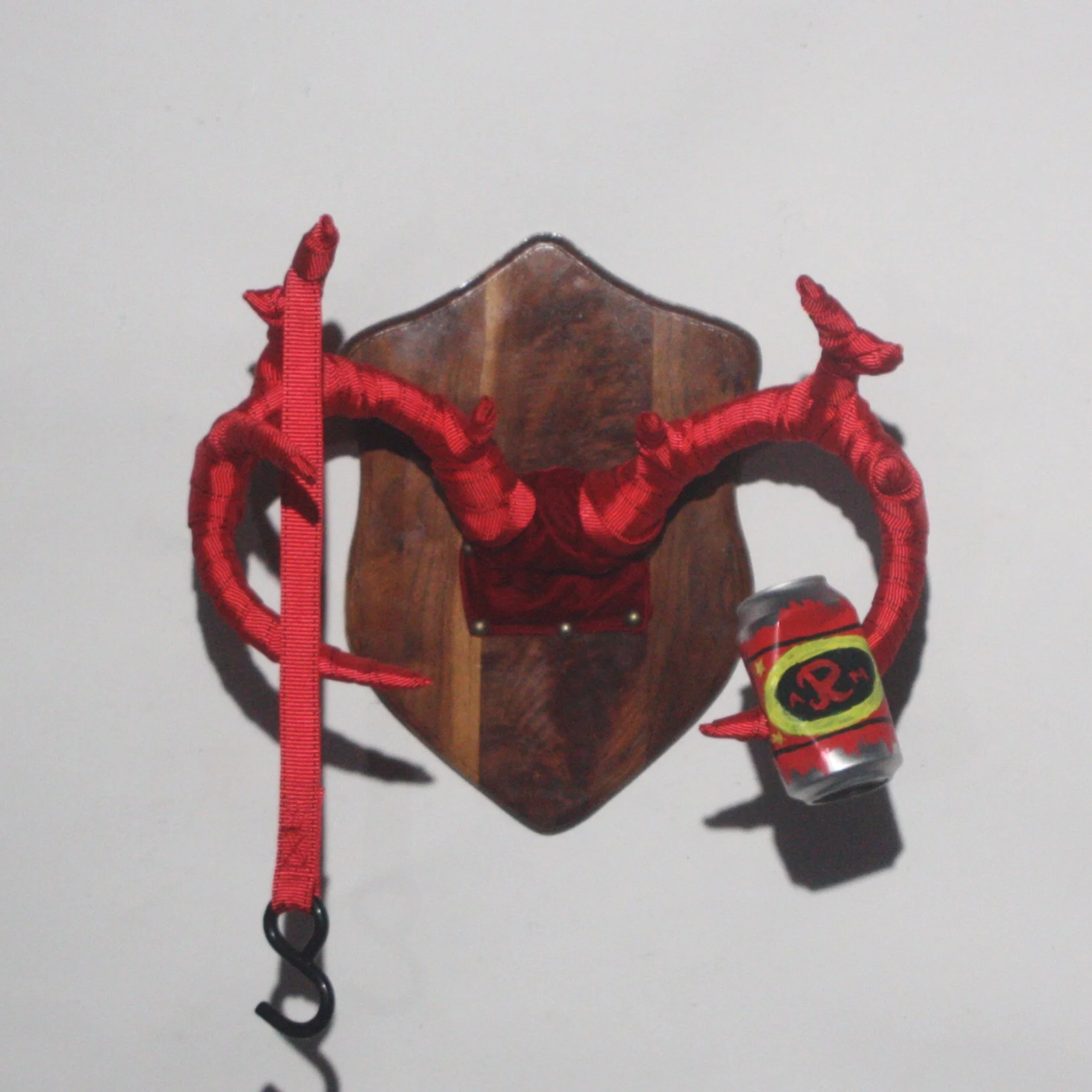 "Strong Arm Beer"
Ratchet Straps & Mixed Media
10" x 24" x 5"