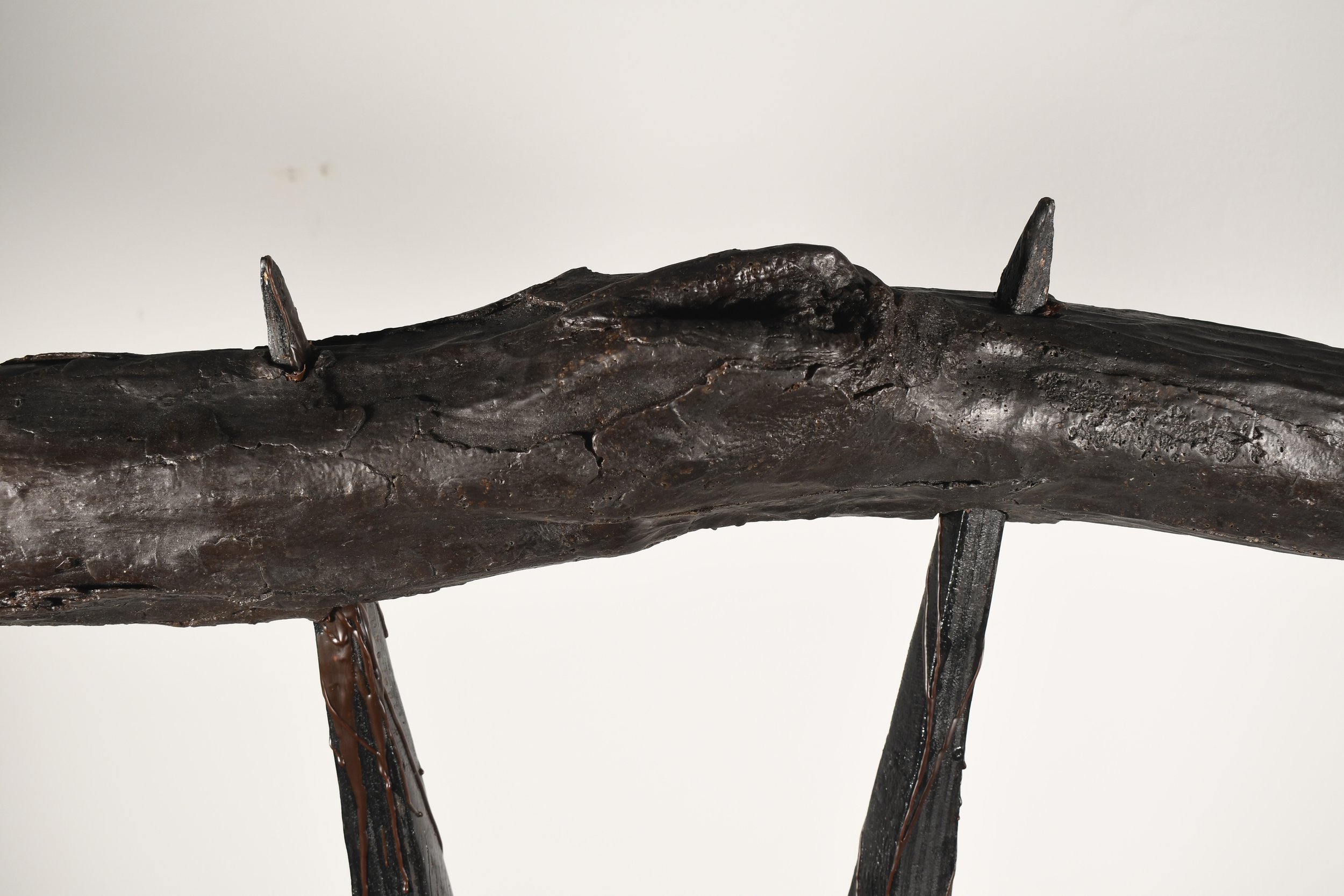 "Piercing"
wax, wood, stone