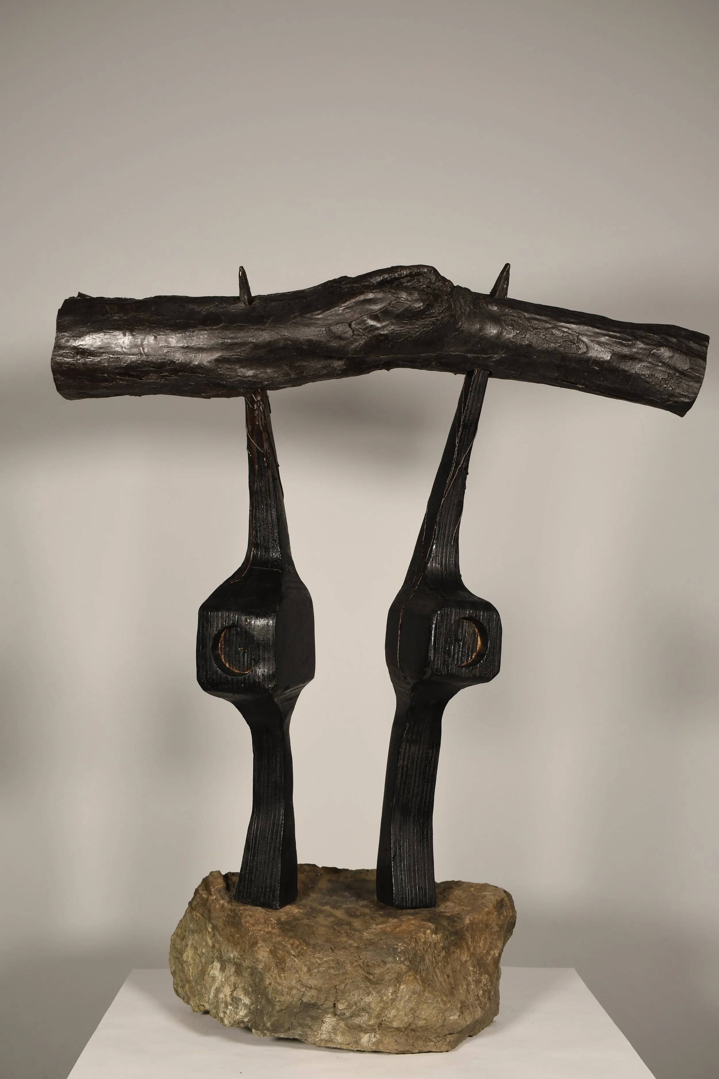 "Piercing"
wax, wood, stone