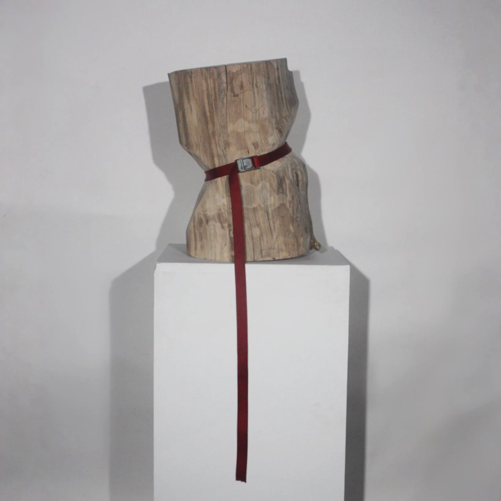 "Cinch 1", 2025
ratchet straps, wood
40" x 13" x 16"